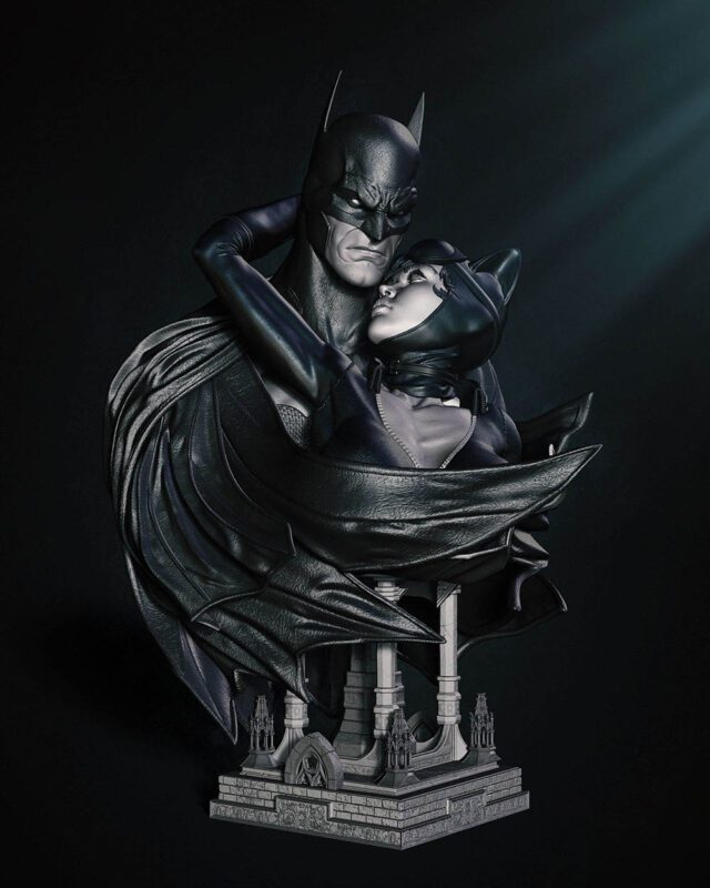013024 B3DSERK – Batman & Catwoman Bust Image 002