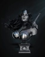 013124 B3DSERK – WonderWomanR Bust2 Image 001