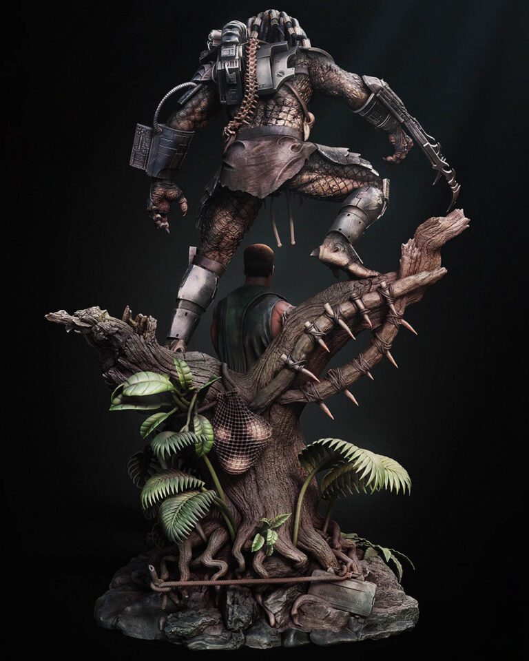 02_Predator Diorama_Back