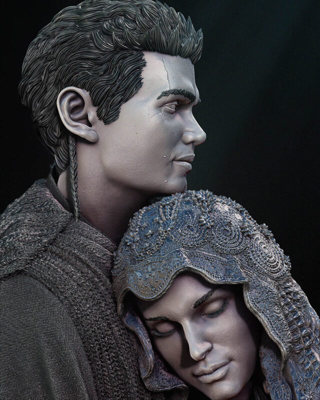 030724 StarWars – Anakin&Padme Bust diorama Image 005