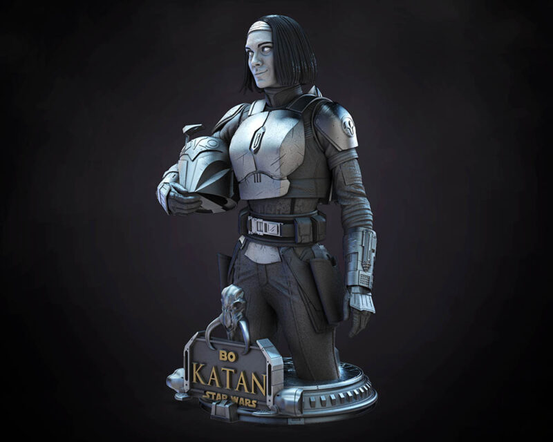 070423 StarWars – Bo-katan cryze Bust Image 003