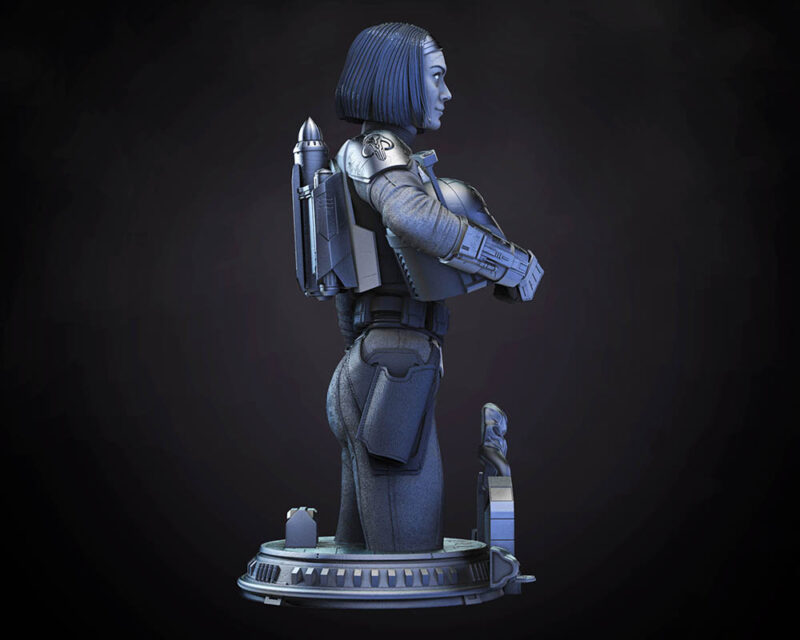 070423 StarWars – Bo-katan cryze Bust Image 004