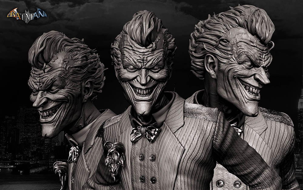 080322 B3DSERK – Joker Sculpture 08