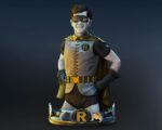 093023 B3DSERK -Robin Burt Ward Bust Image 002