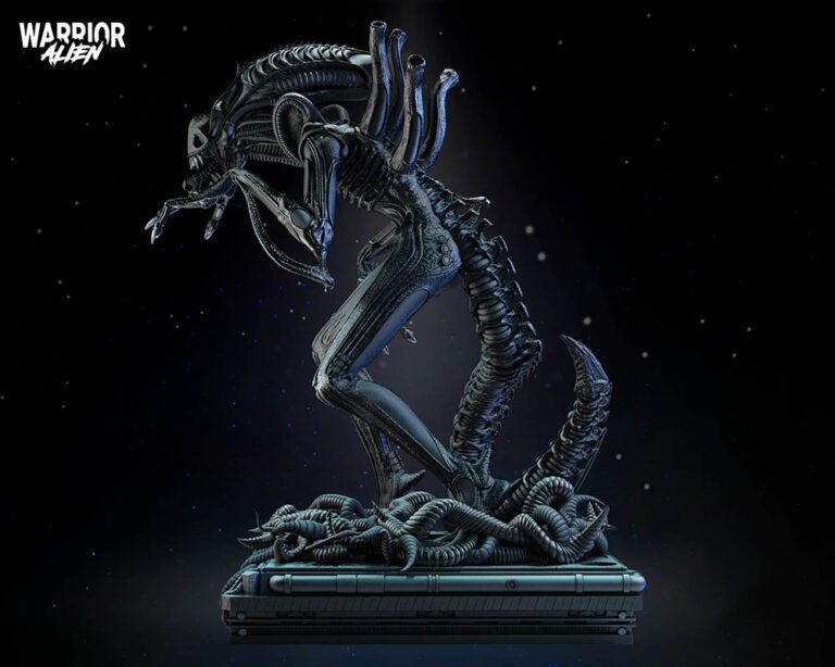 Alien Warrior Sculpture Image 005