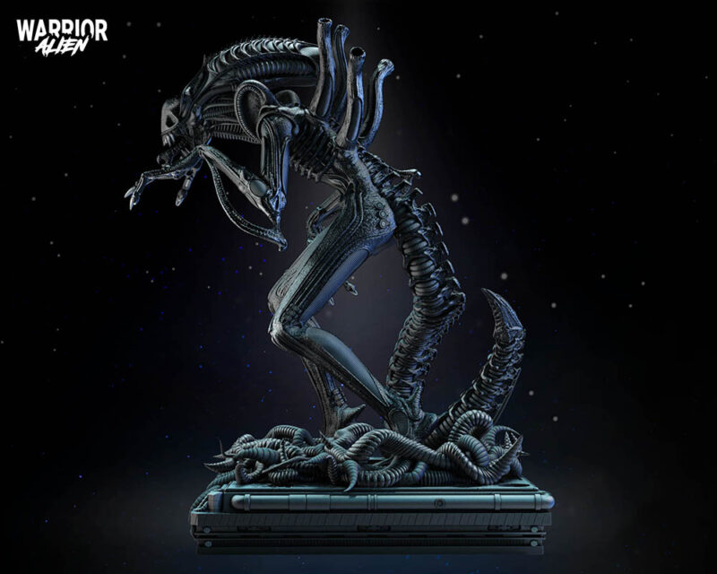 Alien Warrior Sculpture Image 005