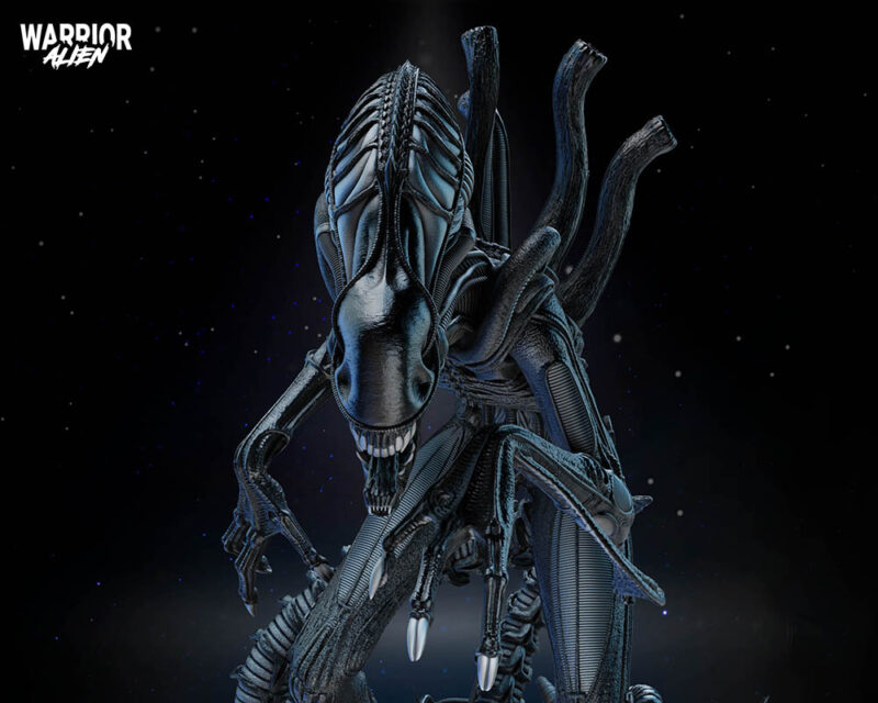 Alien Warrior Sculpture Image 009