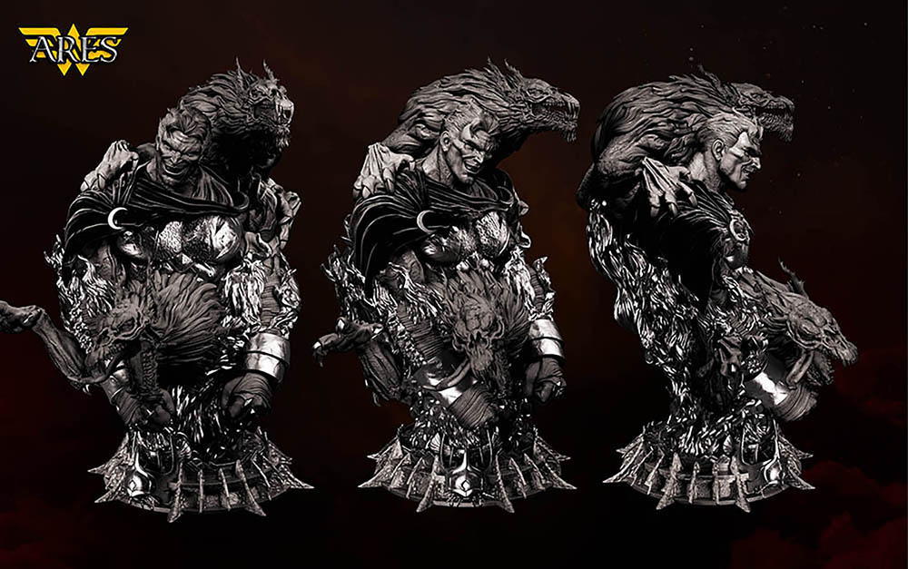Ares Bust 01