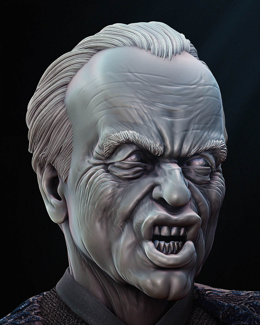 Palpatine - Bust 3D Printed Collectible – Klaxium