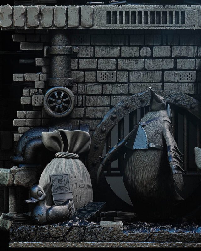 Penguin Sculpture Image 013