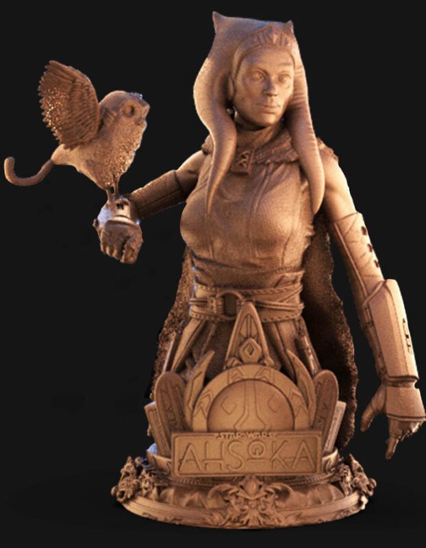 Ahsoka - Bust 3D Printed Collectible – Klaxium
