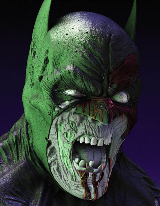 Batman Zombie - Bust 3D Printed Collectible – Klaxium