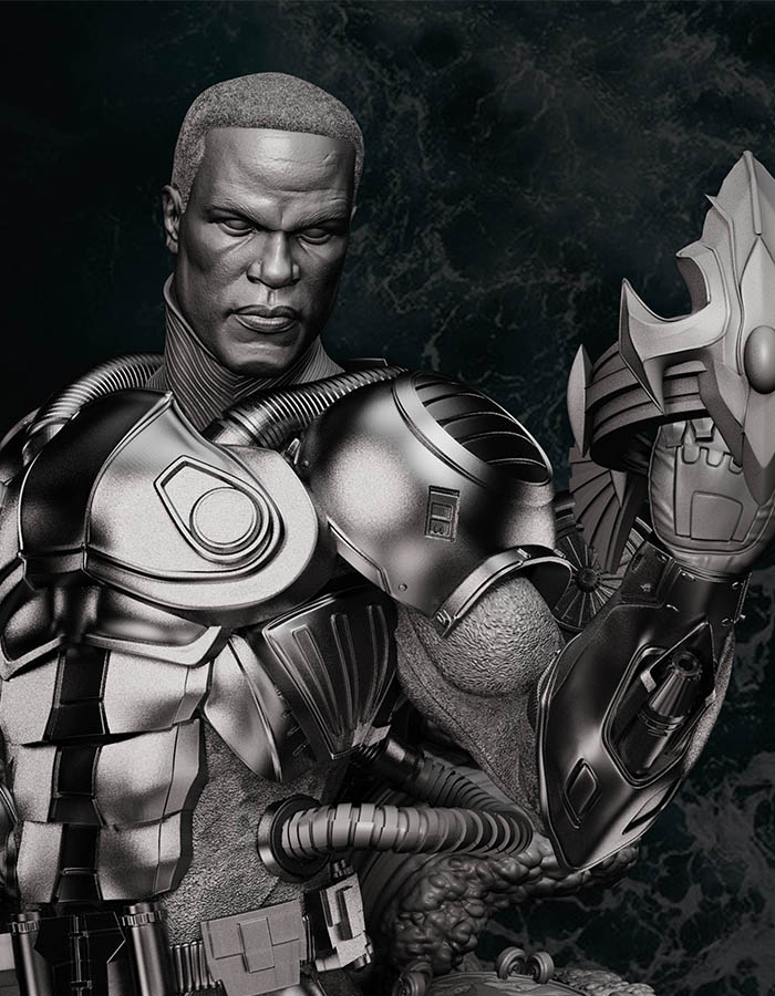 Black Manta - Bust 3D Printed Collectible – Klaxium