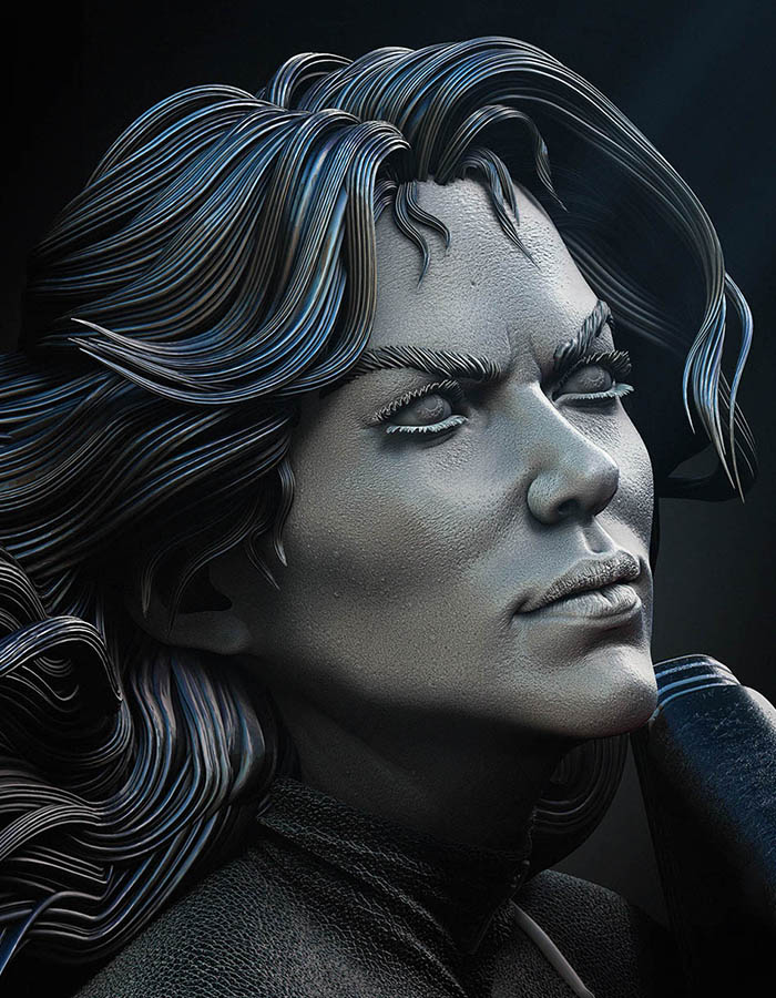Black Widow - Sculpture 3D Printed Collectible – Klaxium