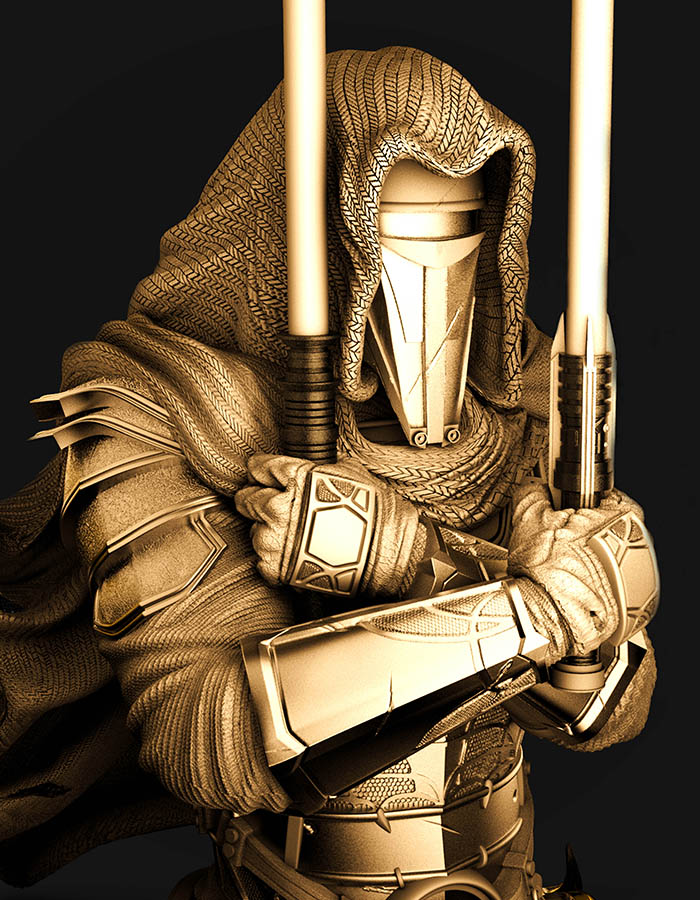 Darth Revan - Bust 3D Printed Collectible – Klaxium