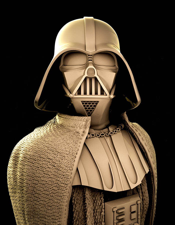 Darth Vader - Bust 3D Printed Collectible – Klaxium