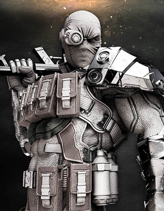 Deadshot - Sculpture 3D Printed Collectible – Klaxium