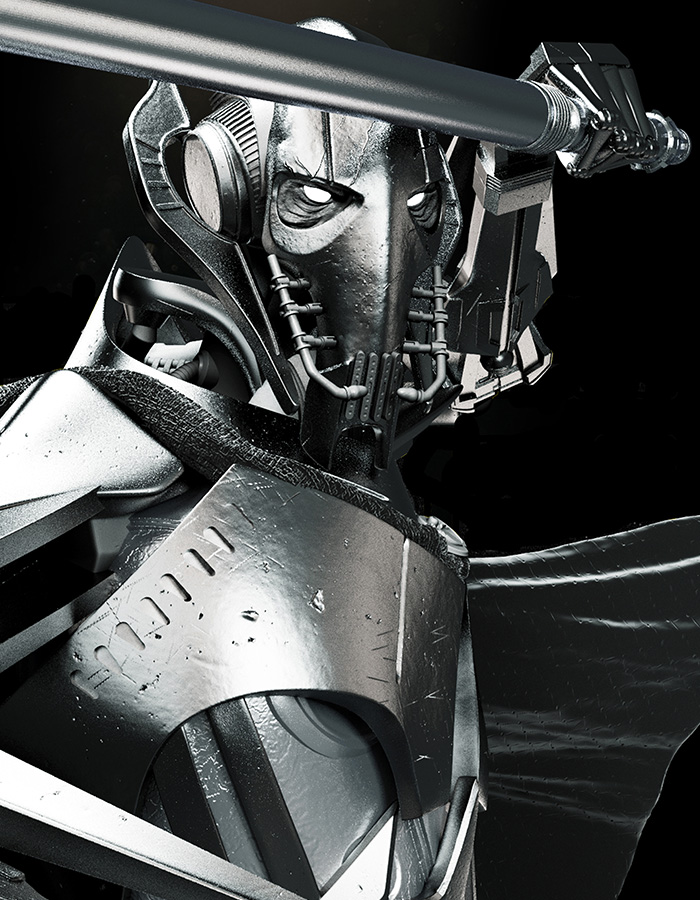 General Grievous - Bust 3D Printed Collectible – Klaxium