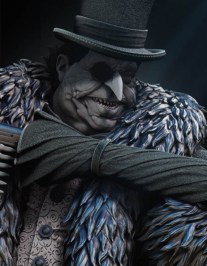 Penguin - Sculpture 3D Printed Collectible – Klaxium