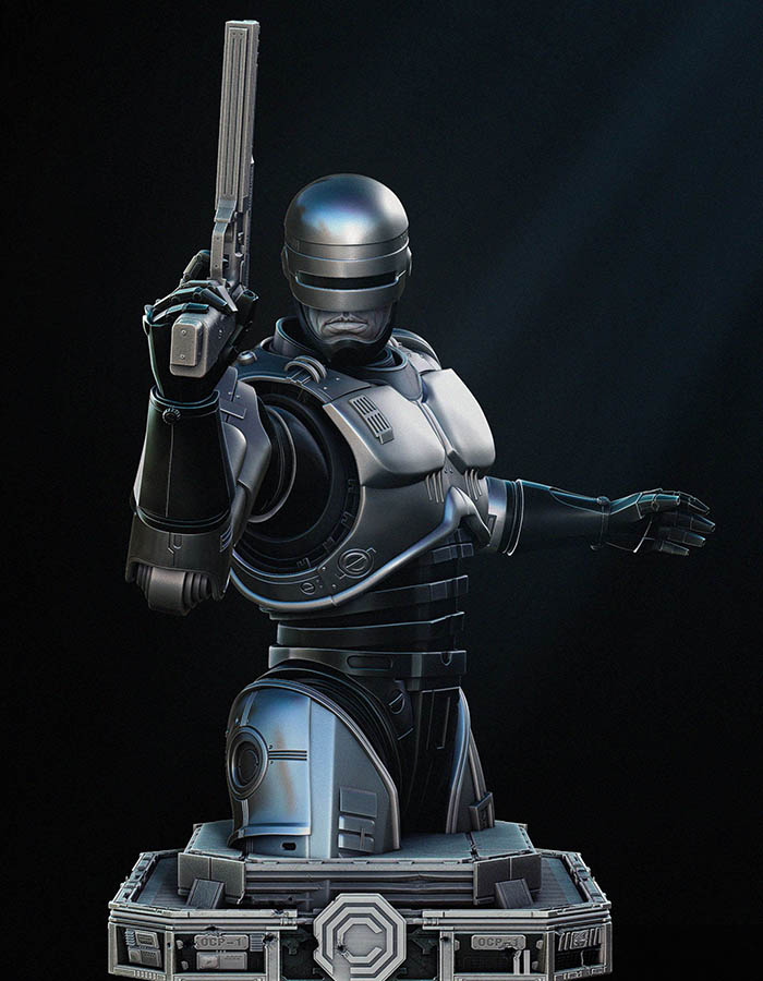 Robocop #2 - Bust 3D Printed Collectible – Klaxium