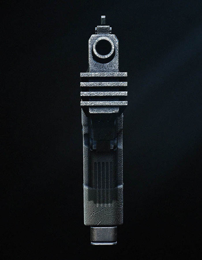 Robocop - Gun - Weapon 3D Printed Collectible – Klaxium