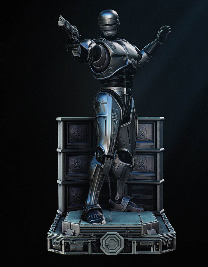 Robocop - Sculpture 3D Printed Collectible – Klaxium