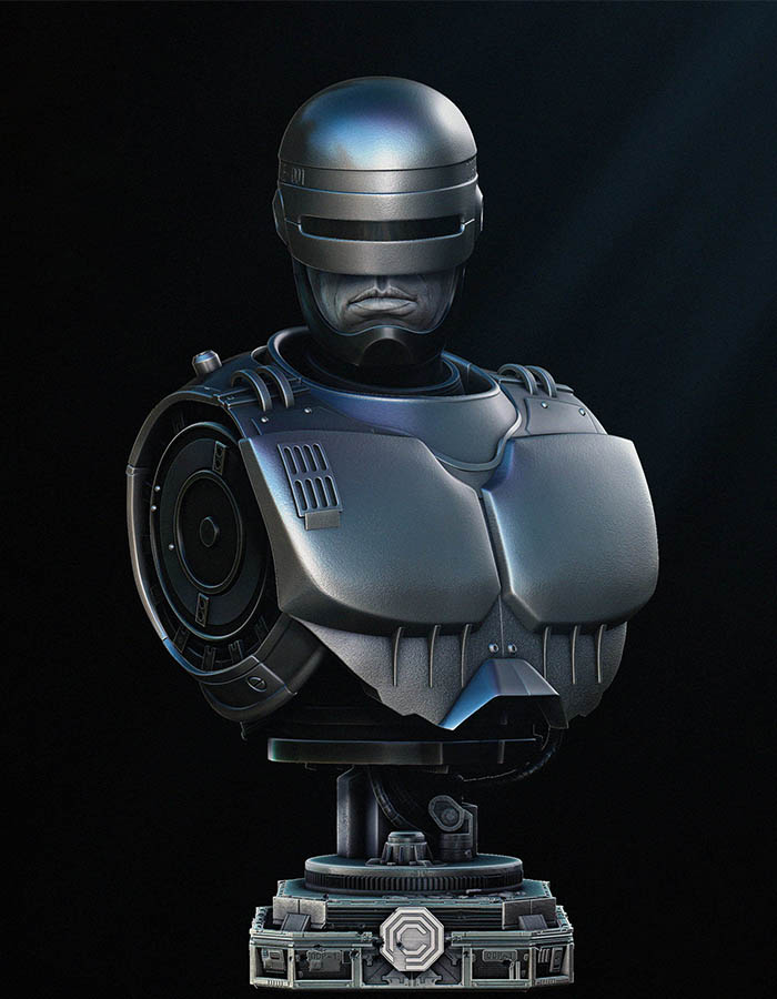 Robocop Portrait - Bust 3D Printed Collectible – Klaxium