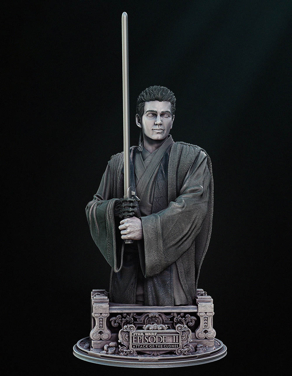 Young Anakin - Bust 3D Printed Collectible – Klaxium