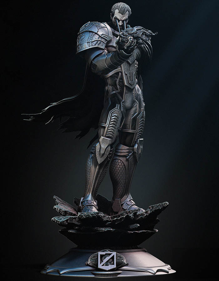 Zod - Sculpture 3D Printed Collectible – Klaxium