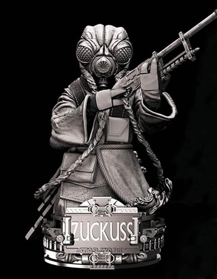 Zuckkus - Bust 3D Printed Collectible – Klaxium