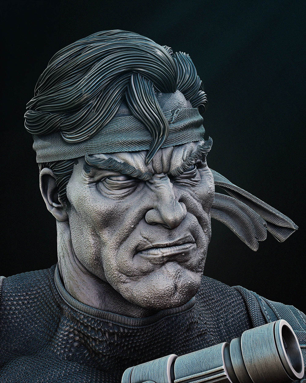 Punisher - Bust 3D Printed Collectible – Klaxium