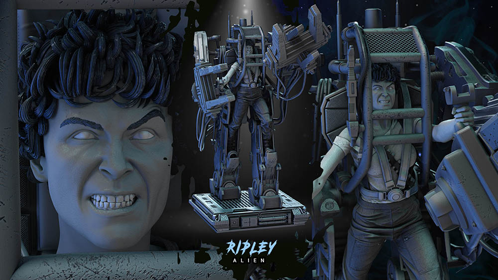 Ripley +Powerlifter Sculpture image 001