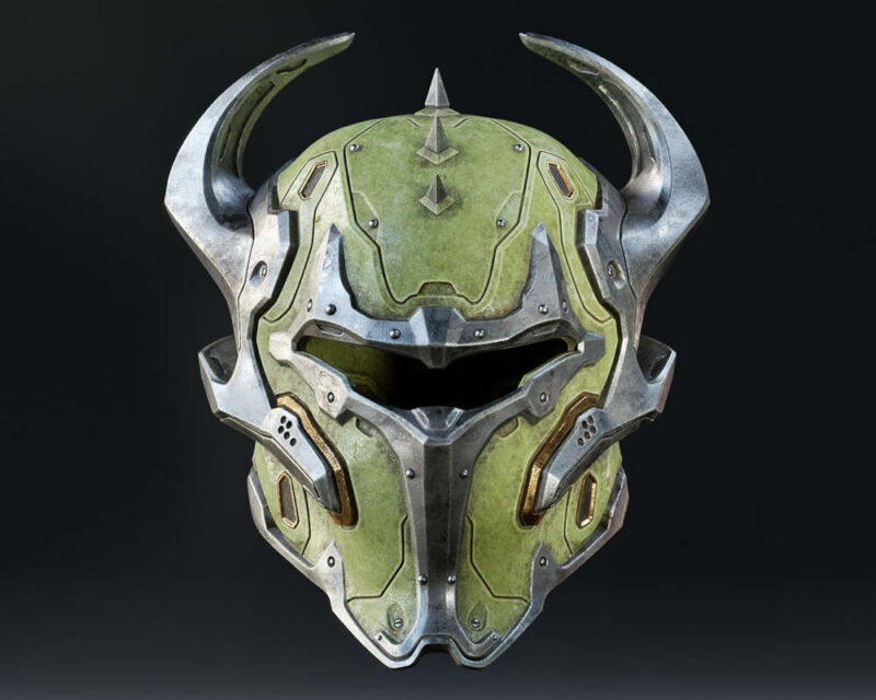 Doom Sentinel Helmet – Klaxium 3D Printed Collectible