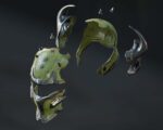 Doom Sentinel Helmet – Exploded – Klaxium 3D Printed Collectible