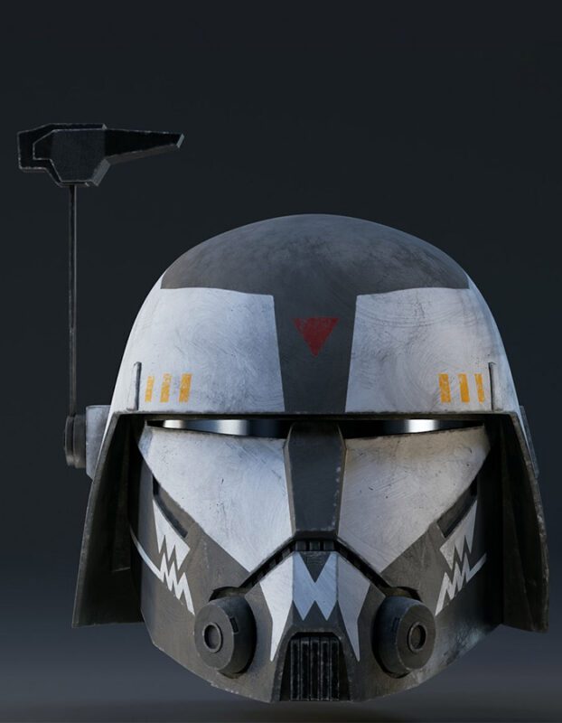Desert Wolffe - Helmet 3D Printed Collectible – Klaxium