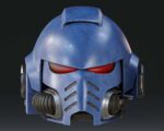 Primaris Space Marine Helmet – Klaxium 3D Printed Collectible