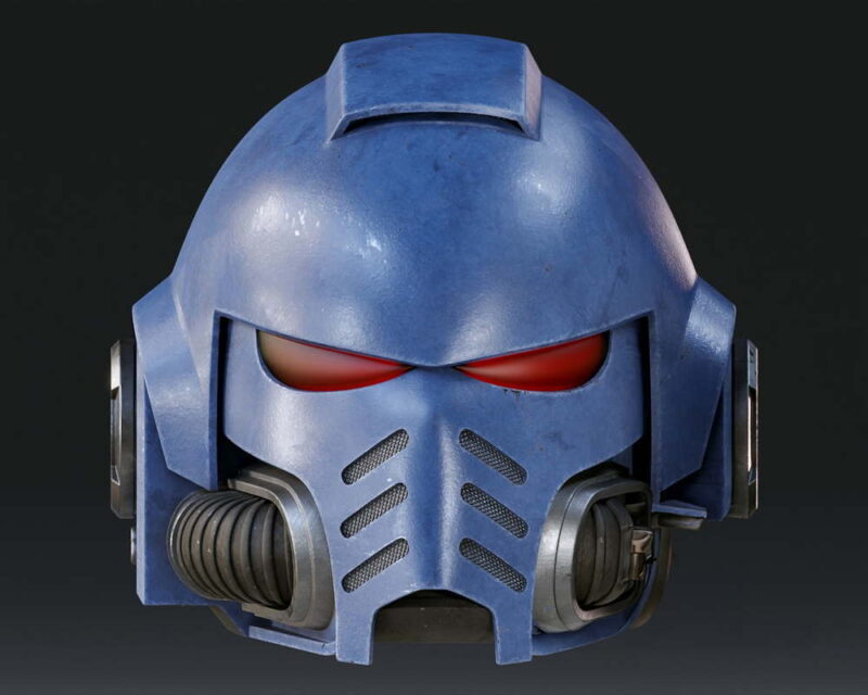 Primaris Space Marine Helmet – Klaxium 3D Printed Collectible