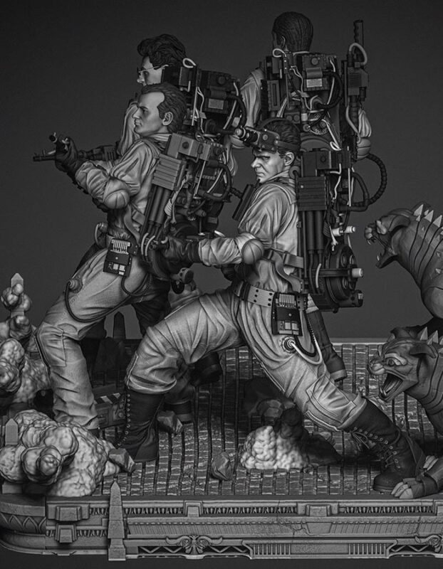 Ghostbuster - Diorama 3D Printed Collectible – Klaxium