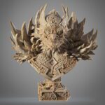 013125 B3DSERK-Devastator Bust Image 001