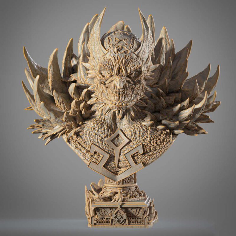 013125 B3DSERK-Devastator Bust Image 001