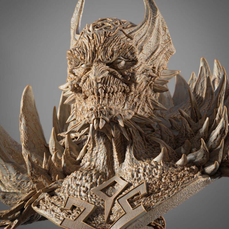 013125 B3DSERK-Devastator Bust Image 002