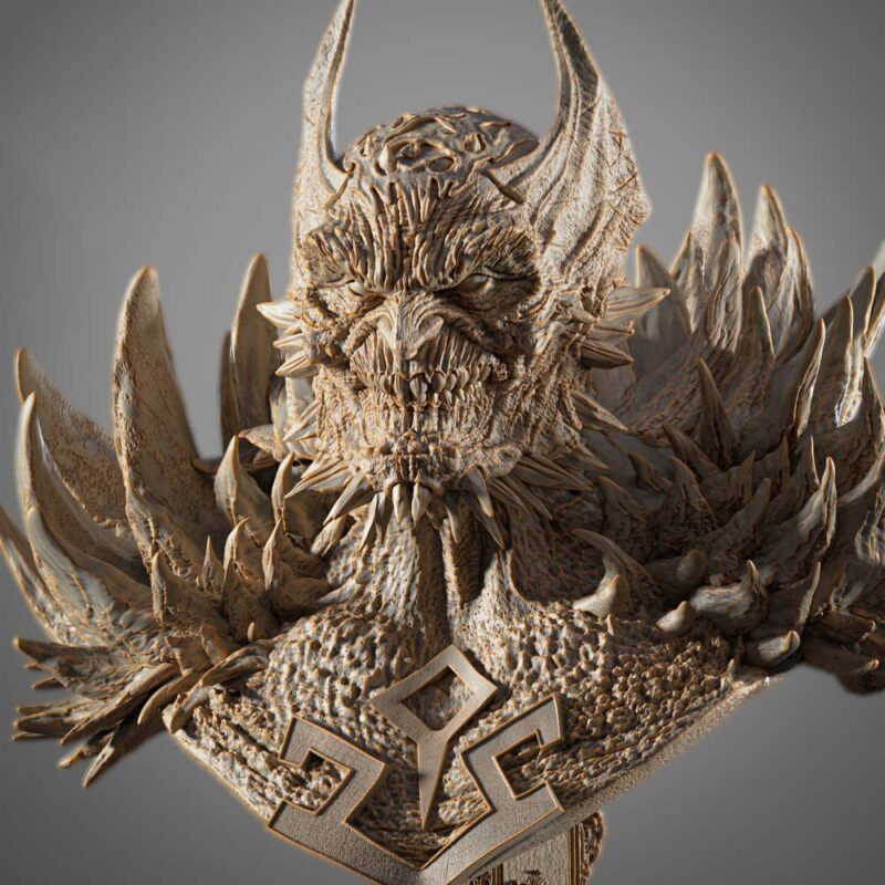 013125 B3DSERK-Devastator Bust Image 005