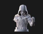 Damaged Darth Vader Bust – Pose 2