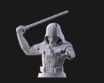 Damaged Darth Vader Bust – Pose 3