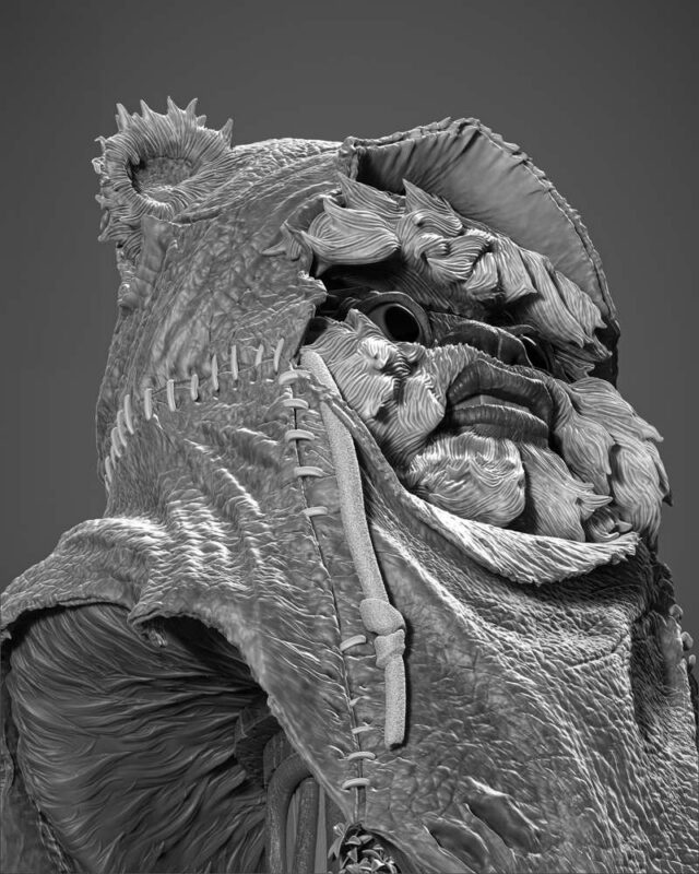 Ewoks Bust Portrait Image 004