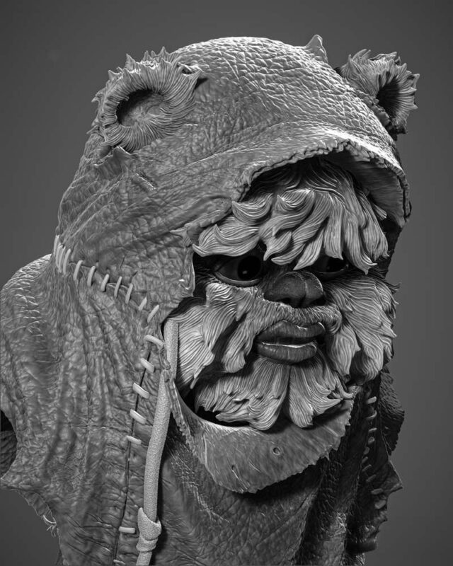 Ewoks Bust Portrait Image 005