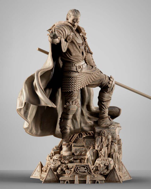 Exar Kun Sculpture Image 001 – Klaxium 3D Printed Collectible