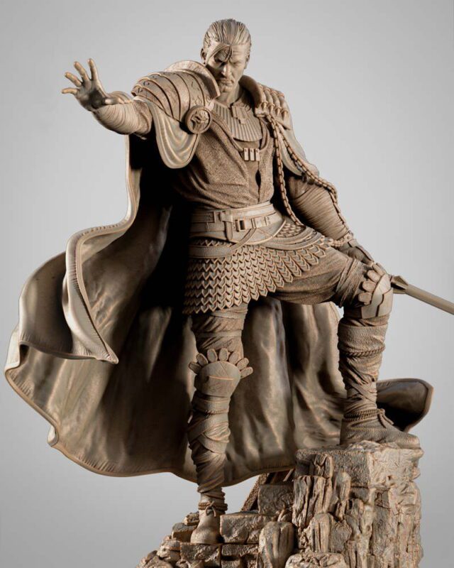 Exar Kun Sculpture Image 004 – Klaxium 3D Printed Collectible