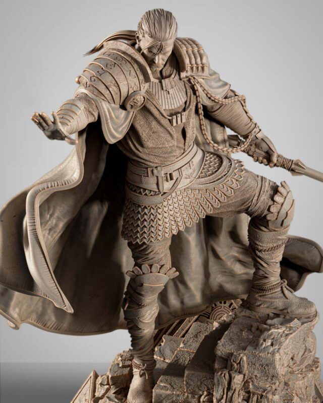 Exar Kun Sculpture Image 007 – Klaxium 3D Printed Collectible