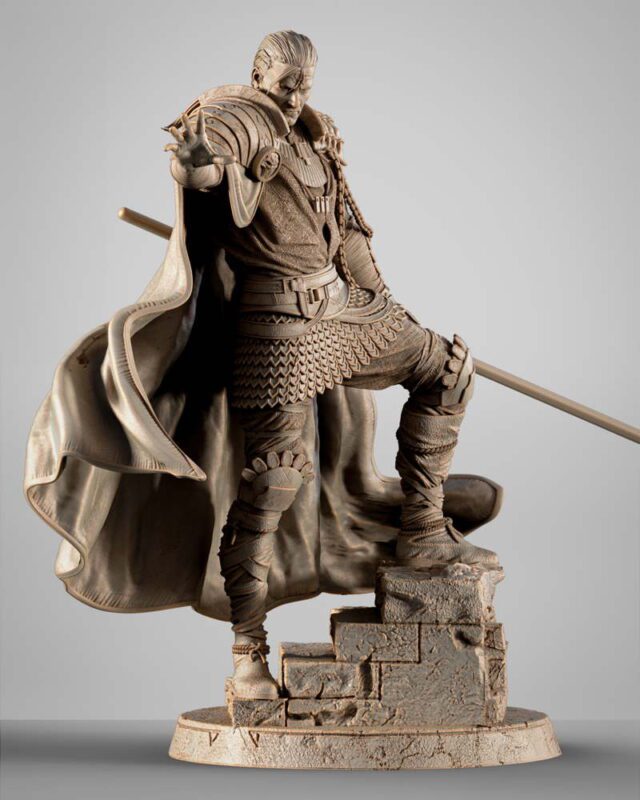 Exar Kun Sculpture Image 011 – Klaxium 3D Printed Collectible